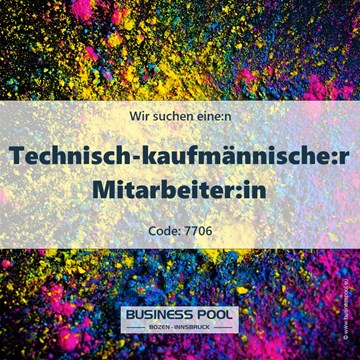 Technisch-kaufmännische:r Mitarbeiter:in